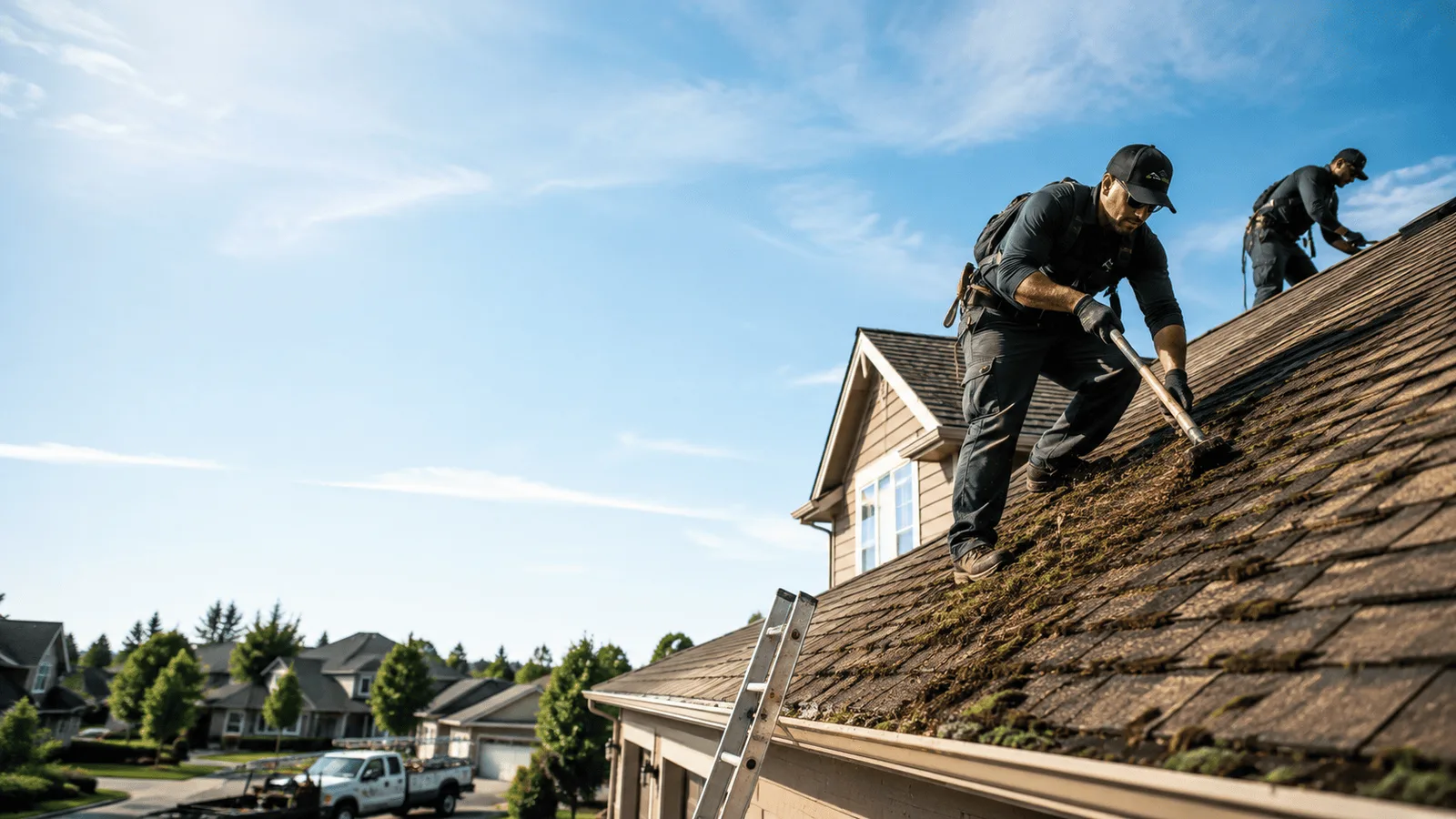 Roof Moss Removal in Stockbridge, WI near me